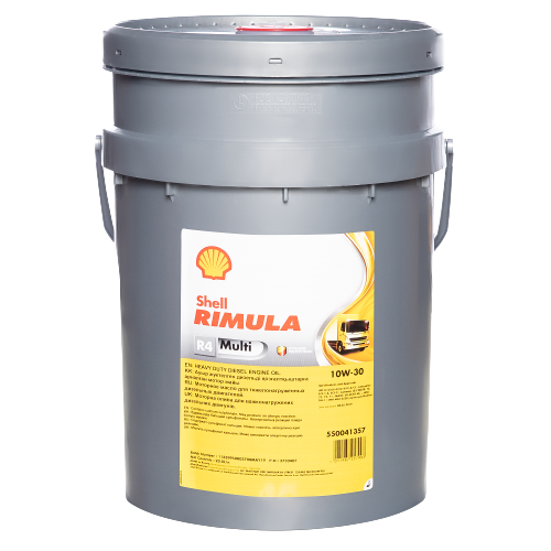 Моторное масло SHELL 10W30 RIMULA R4 MULTI, 20л